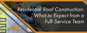 residential roof construction