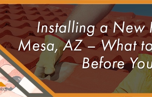 installing a new roof in mesa