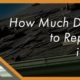 how much does it cost to repair a roof